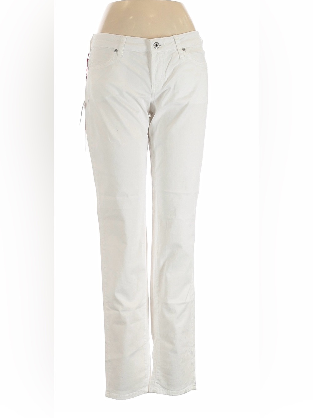 Fiorucci White Straight Leg Jeans Size 30 NWT Classic 5-Pocket Made In Italy